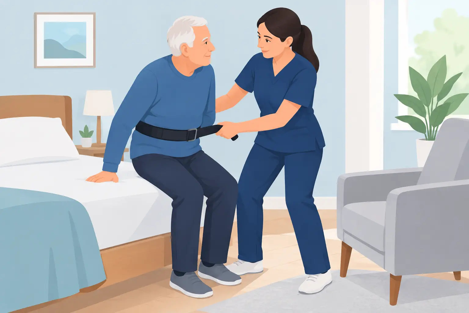 How to Use a Gait Belt for Safe Home Transfers