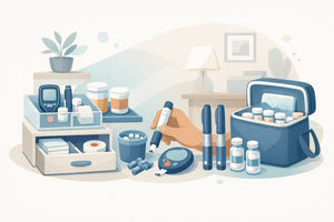 How to Organize Diabetic Supplies at Home
