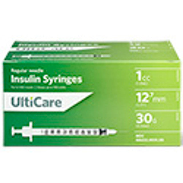 UltiCare® Insulin Syringe, 1cc, 30G x ½" (S8490)