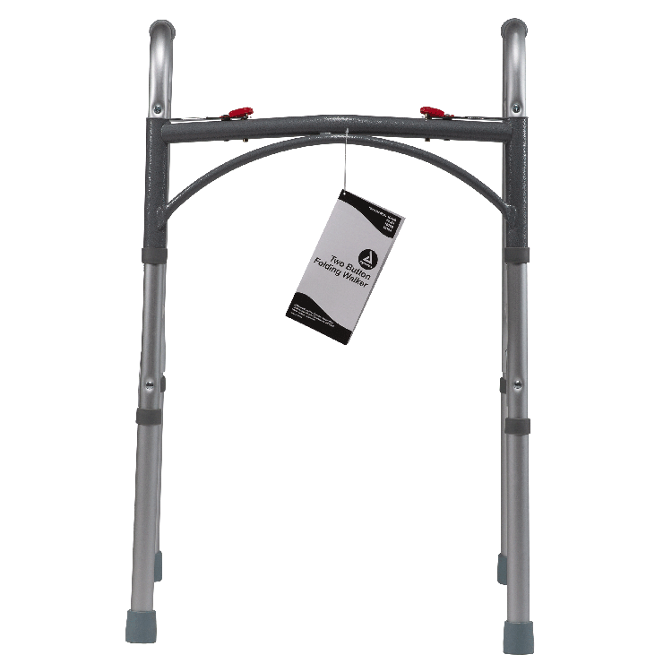 Adult Two Button Folding Walker
