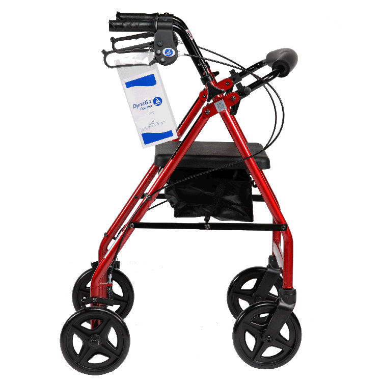 DynaGo Quad 8 - Aluminum Rollator w/ 7.5" Wheels