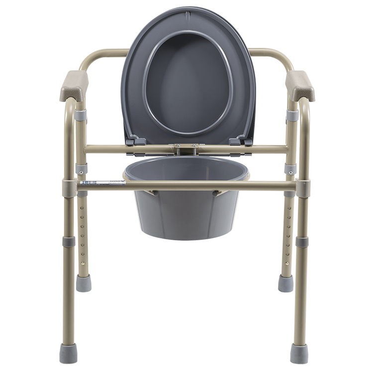 Folding Bedside Commode - Bulk Packed