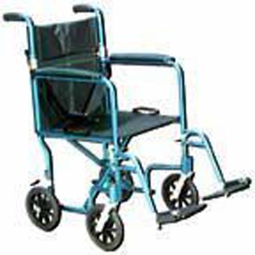 Wheelchair Transport Lightweight Blue 17