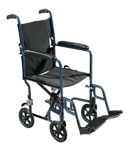 Wheelchair Transport Lightweight Black 17