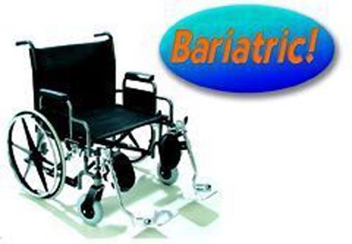 Bariatric Wheelchair Rem Desk Arms  24  Wide  Elev Legrests