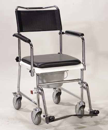 Wheelchair - Transport With Comm Open  Drop-Arm  (KD)