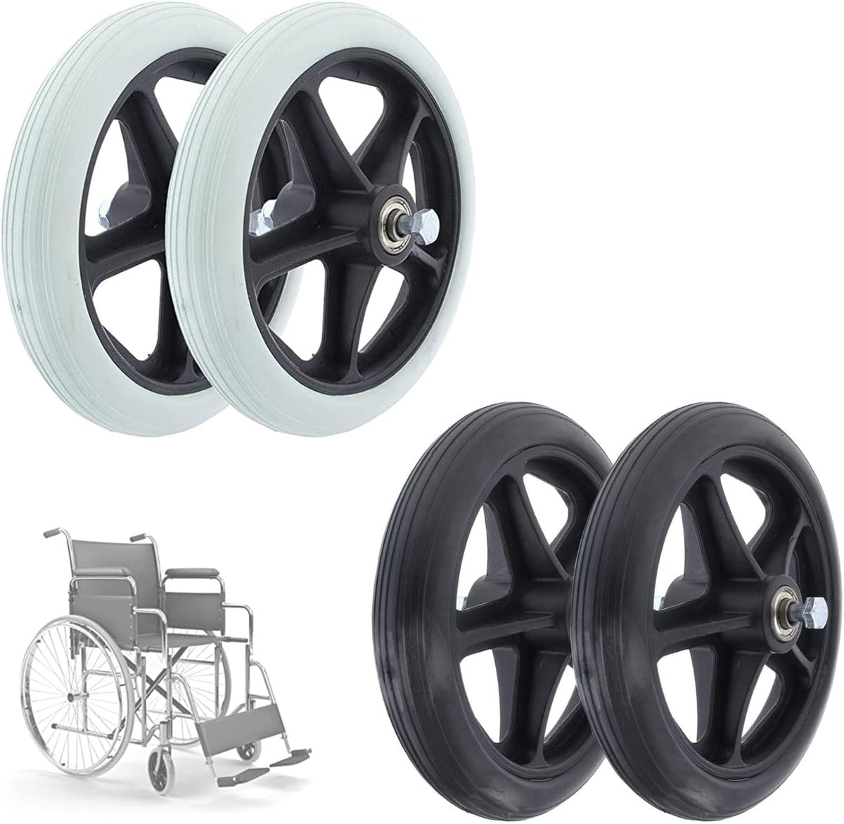 Replacement Caster only for 11040 series of Rollators  8