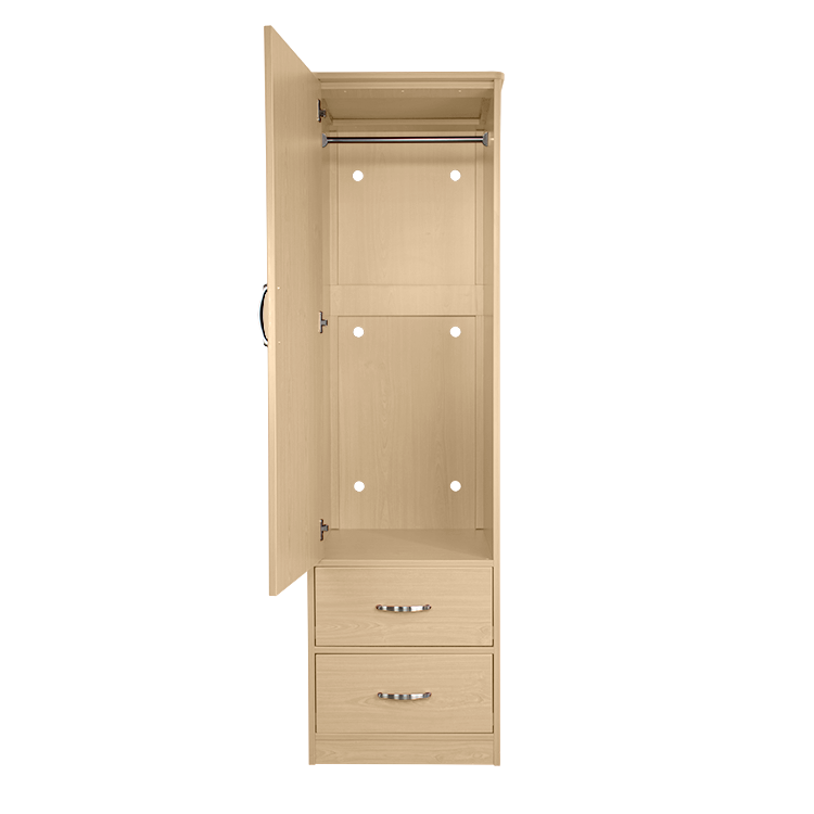 One Door / Two Drawer Wardrobe