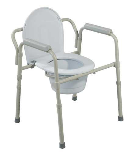 Commode  Folding Steel 3-in-1 Non-Retail Carton (Drive) Each