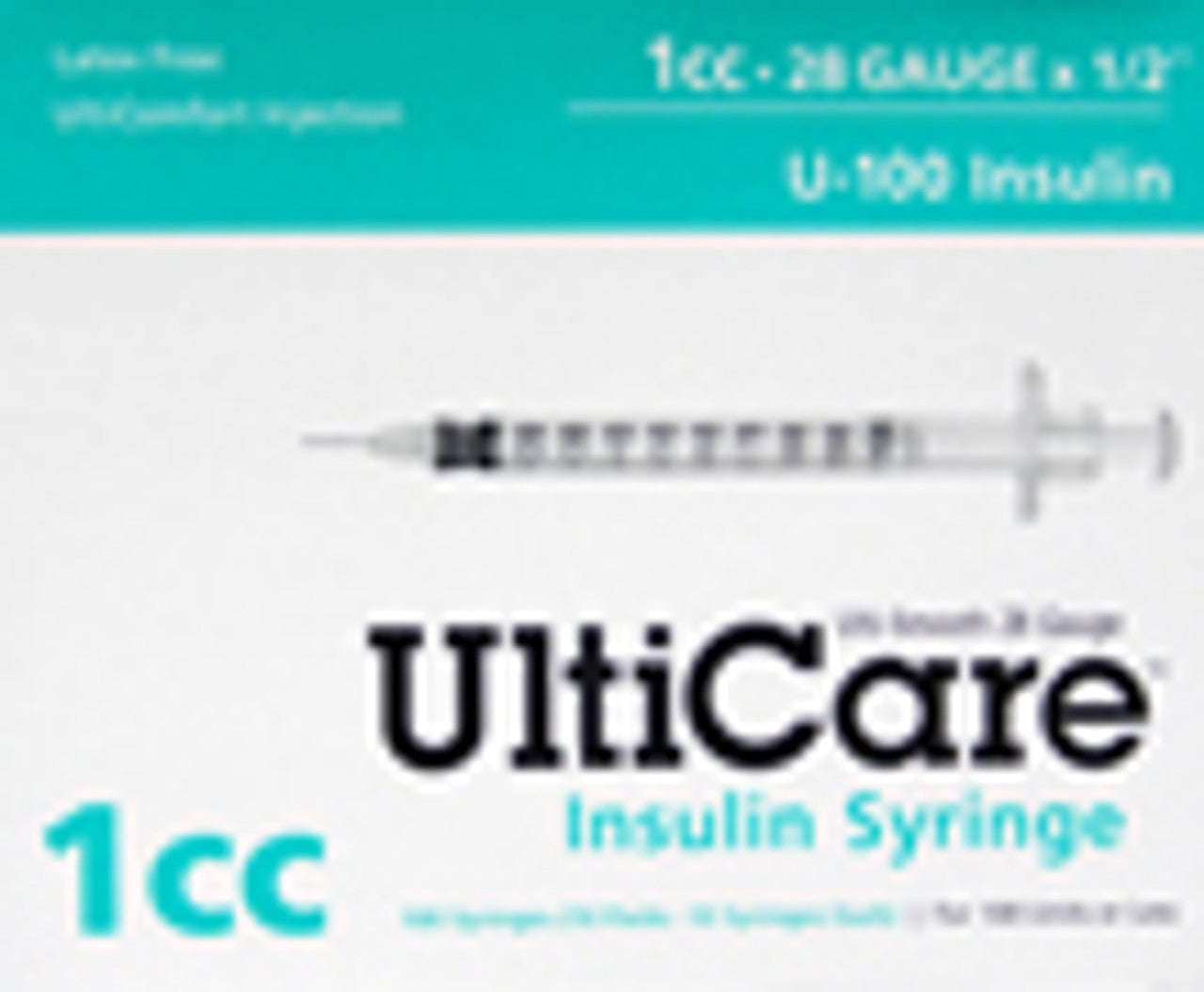 UltiCare® Insulin Syringe, 1cc, 28g x ½"
