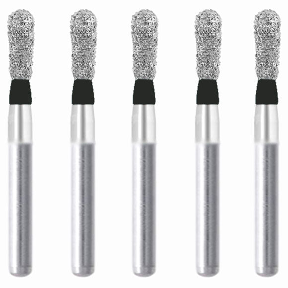 Pear 1.4 mm Dia. Extra Coarse Grit Diamond Bur 5 per pack. 237.14EC3