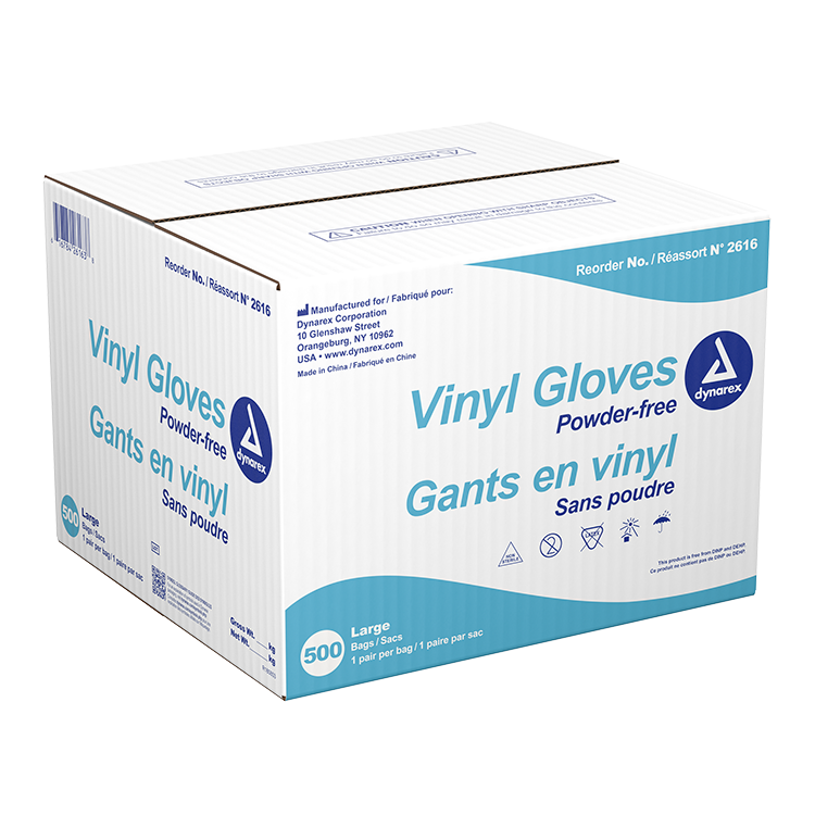 Vinyl Exam Gloves In A Bag