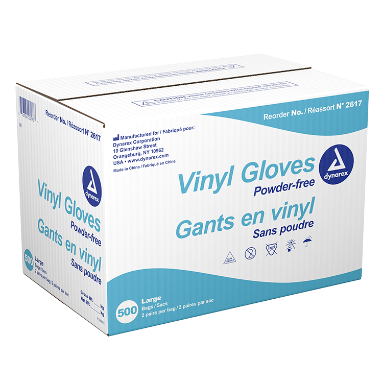 Vinyl Exam Gloves In A Bag