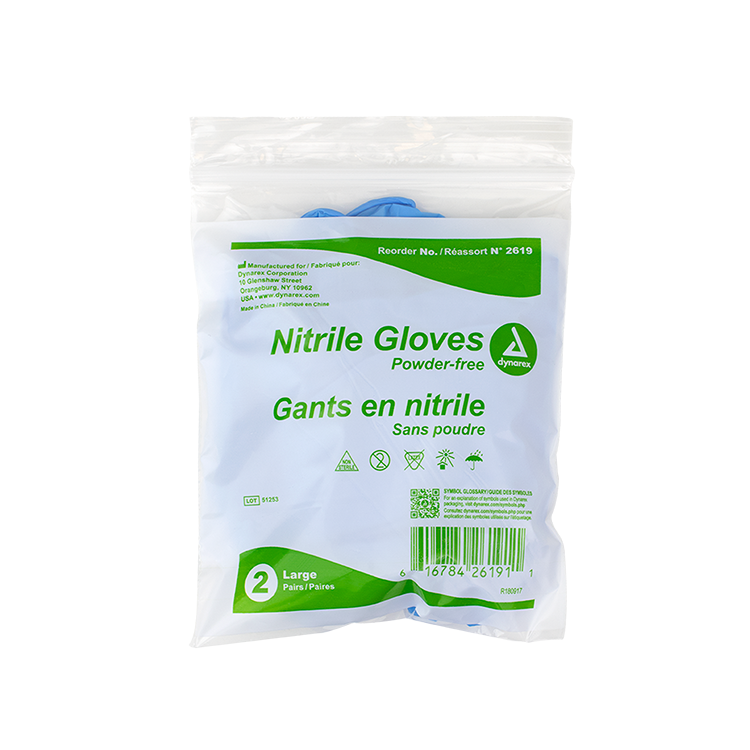 Nitrile Exam Gloves In A Bag