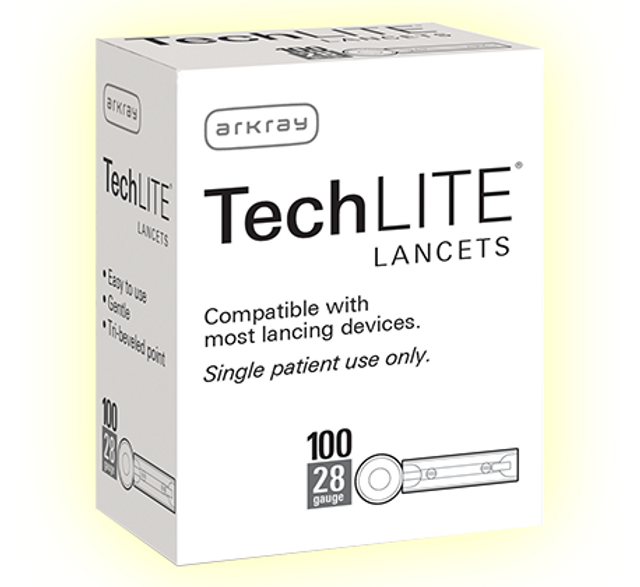 TechLITE® Lancets, 28g, Sterile