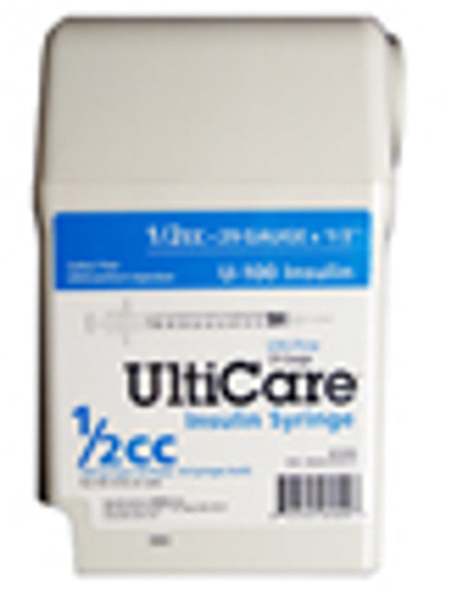 UltiCare® UltiGuard™ U-100 Syringe, 0.5 cc, 29G x ½"