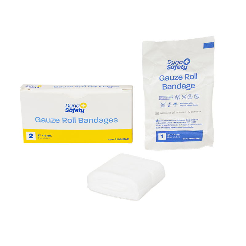Gauze Roll Bandage - 2/Unit