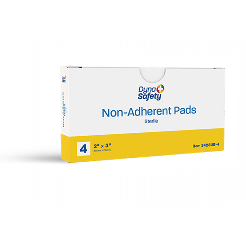 Non-Adherent Pads - Sterile 4/Unit