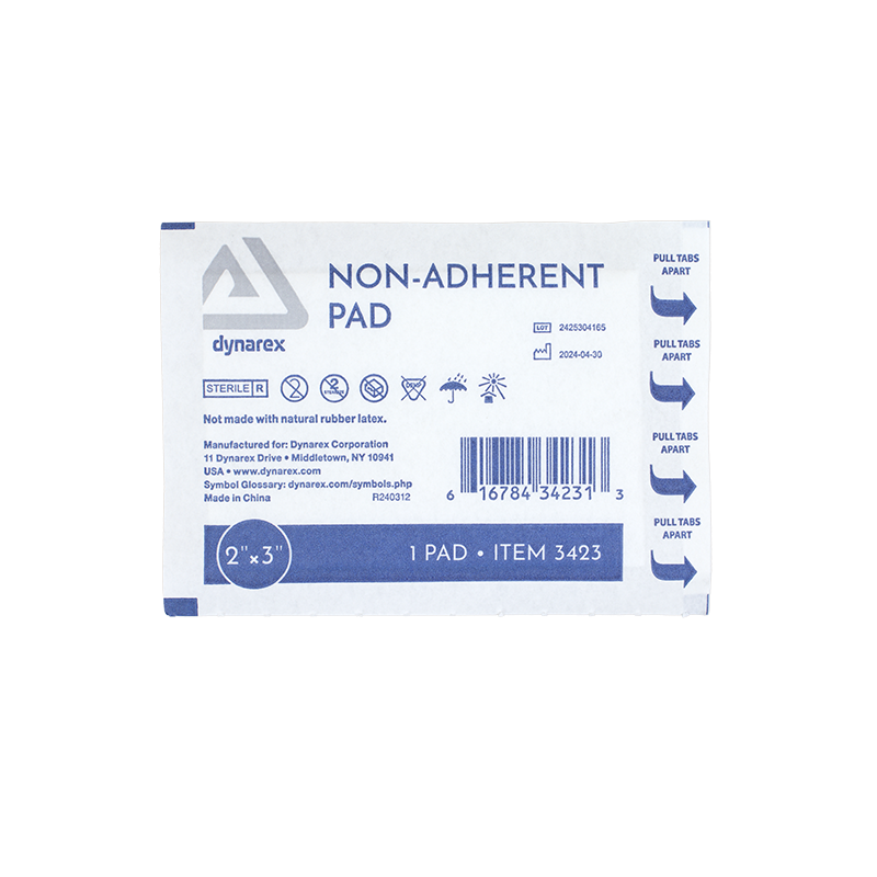 Non-Adherent Pads - Sterile 4/Unit