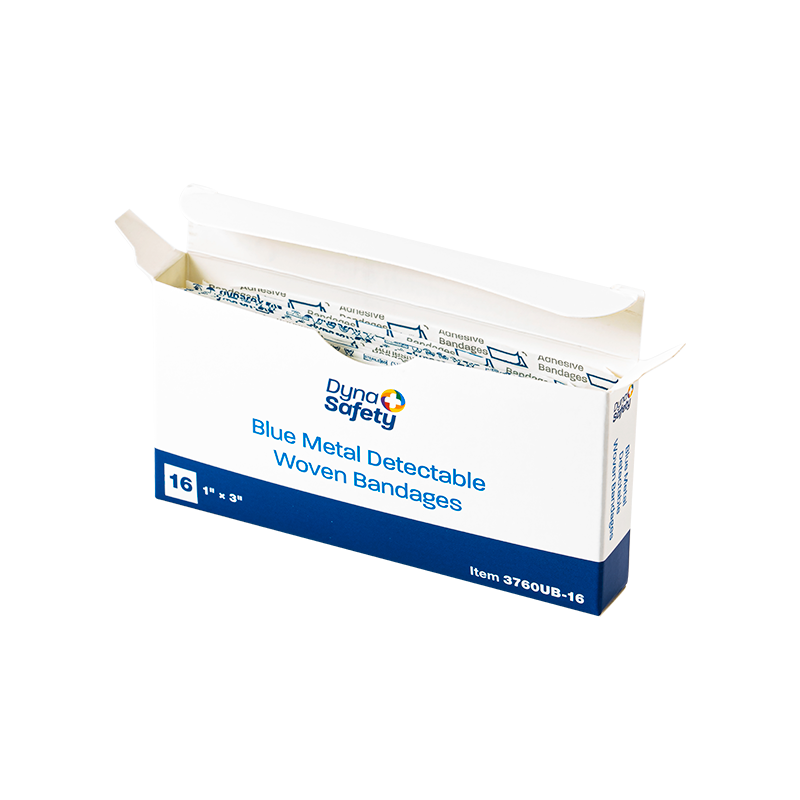 Blue Metal Detectable Woven Bandage