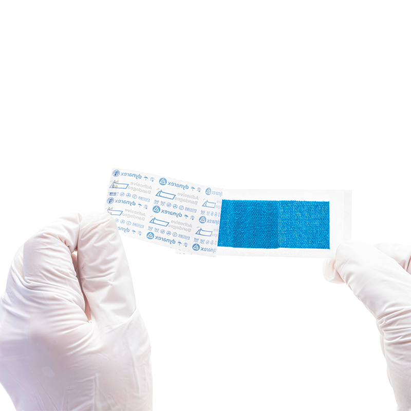 Blue Metal Detectable Woven Bandage