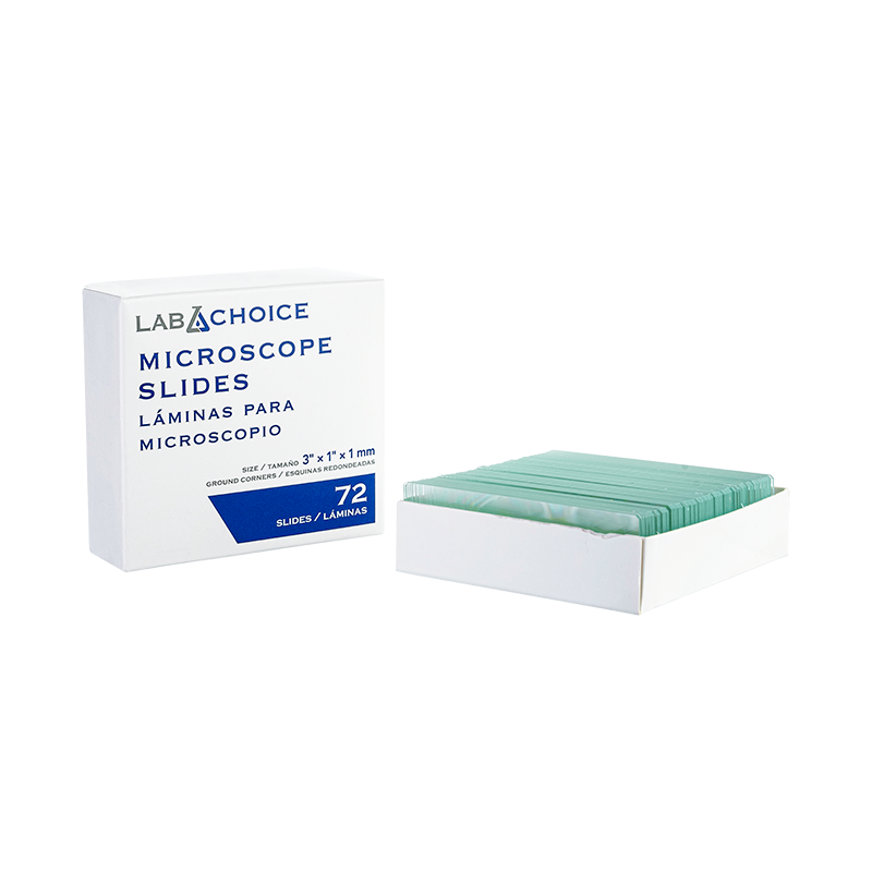 Microscope Slides, Clear, corner grounded