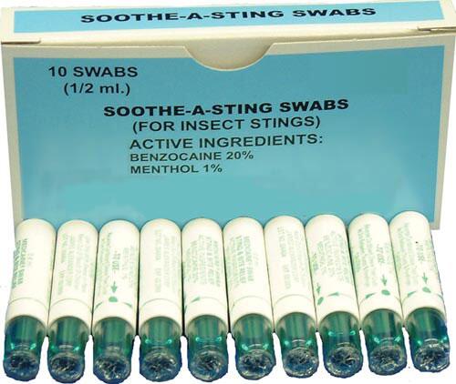 Sting Relief Swabs Bx/10