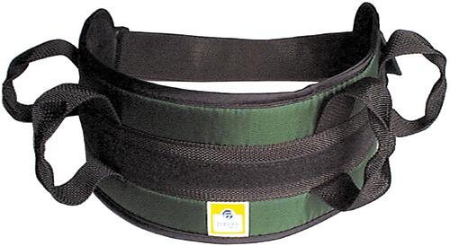 Transfer Belt Padded Medium Green w/Side Release Buckle