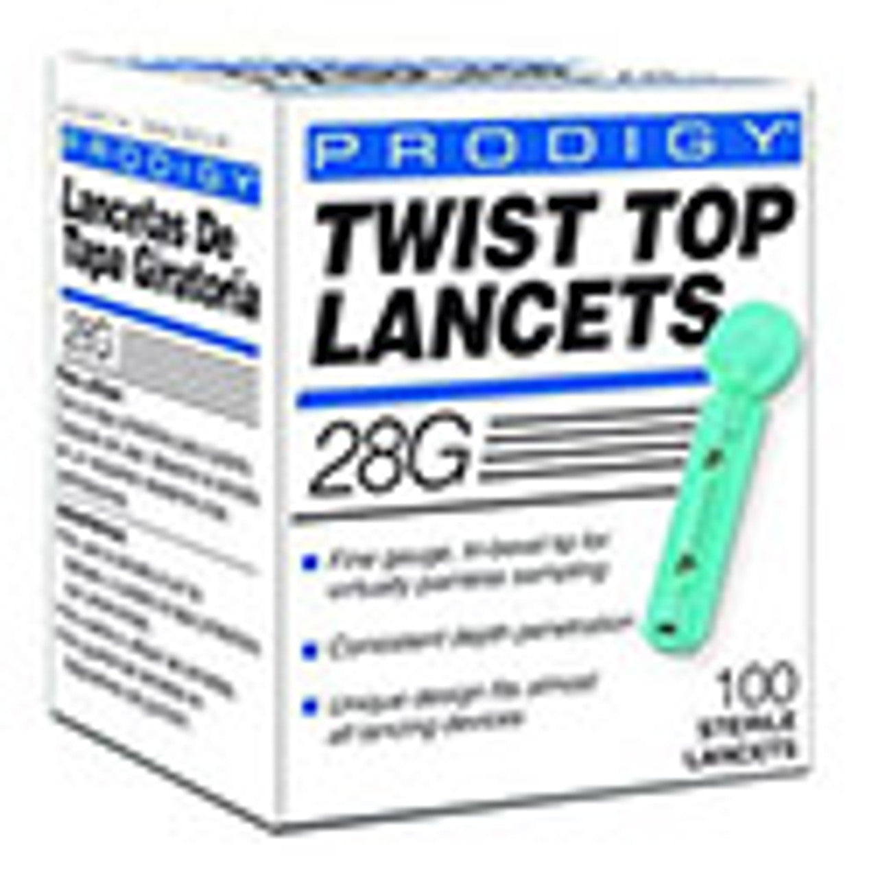 Prodigy® Twist Top Lancets, 28g, North Carolina Medicare Only