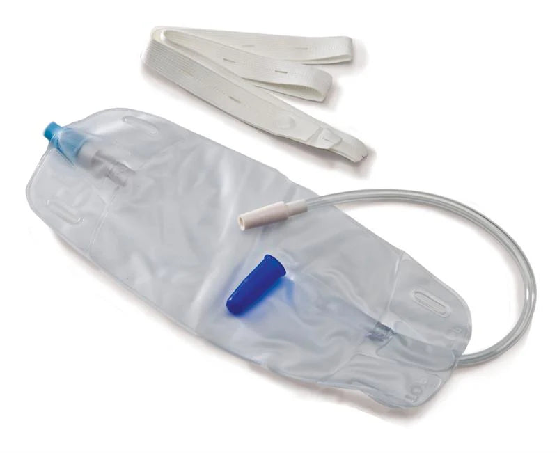 Urine Leg Bag, Large, 25 oz/730mL Capacity, 20/cs