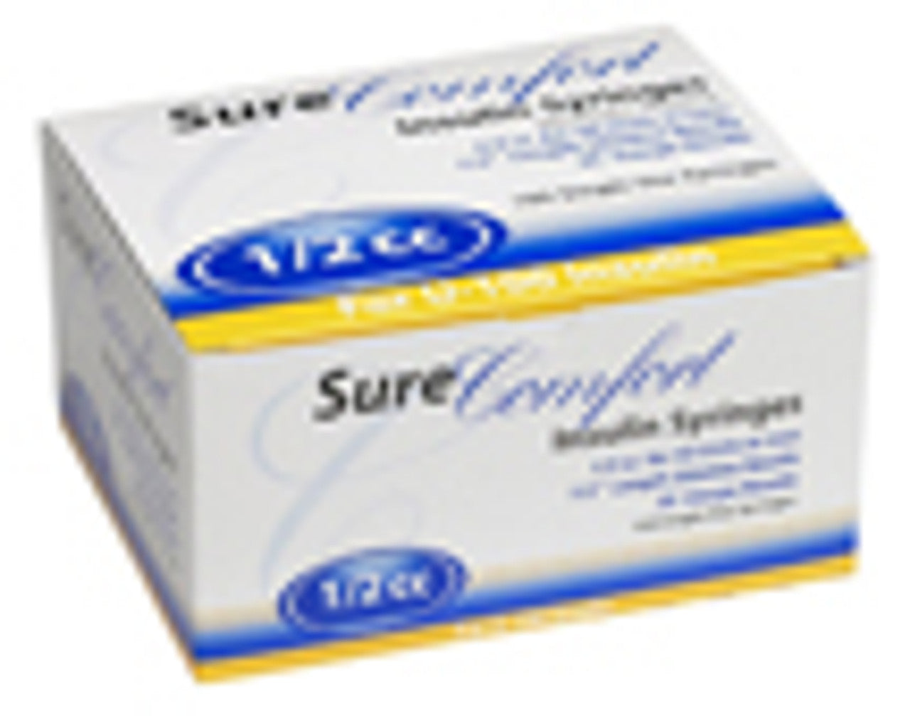 SureComfort™ Insulin Syringes, 1/2cc, 30G x 1/2" (S8490)