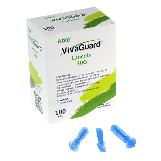 VivaGuard™ Lancets, 30g, 100ct