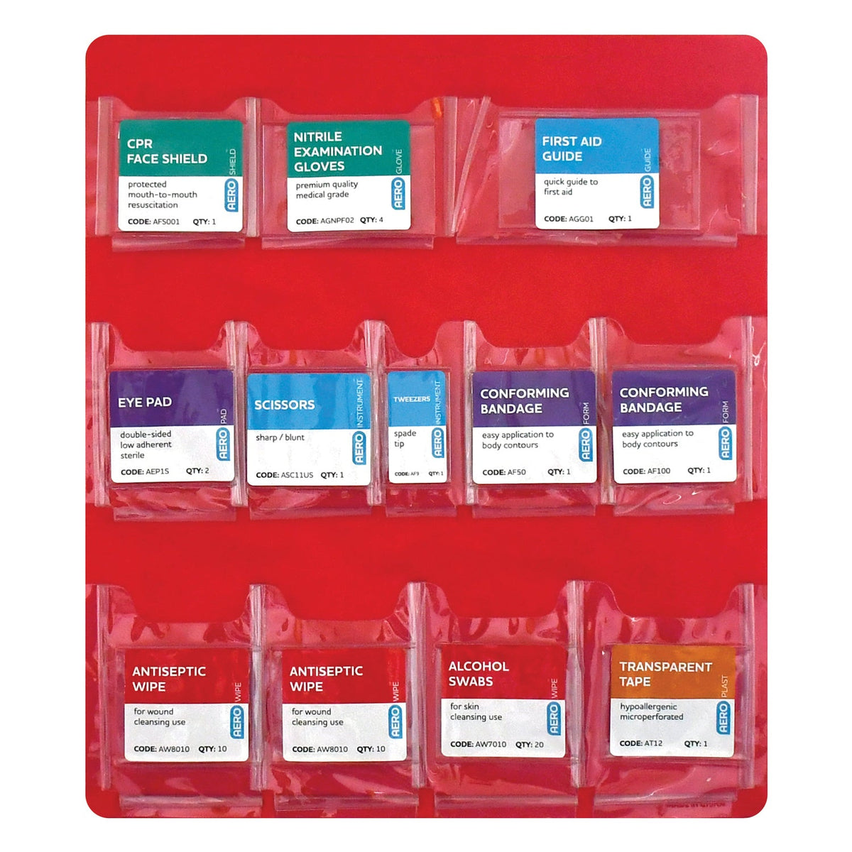 SUREFILL™ First Aid Cabinet Door Pocket 3 Shelf Empty