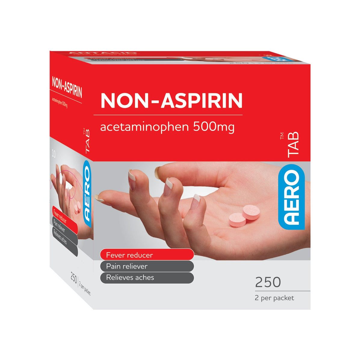 AEROTAB™ Non-Aspirin Tablets 250/box