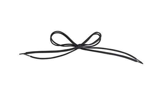 Fit To Be Tied Shoe Laces Elas-Black 24  pr