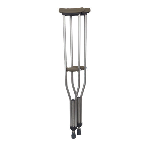 WALK WITH ME Aluminum Adjustable Crutches - Tall Pr