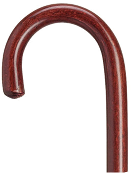 Ladies Mahogany Wood Cane 3/4  X 36