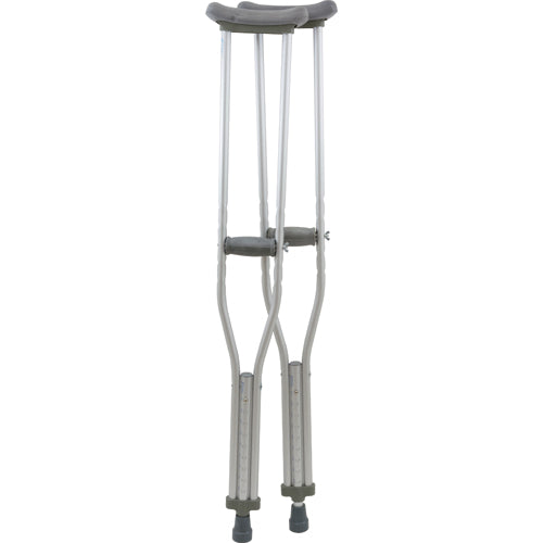 Aluminum Underarm Crutches Tall Adult 5'10 -6'6   Pair