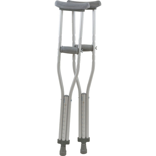 Aluminum Underarm Crutches Junior 4'6 -5'2   Pair