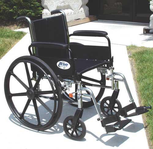 K3 Wheelchair Ltwt 16  w/ADDA & ELR's  Cruiser III