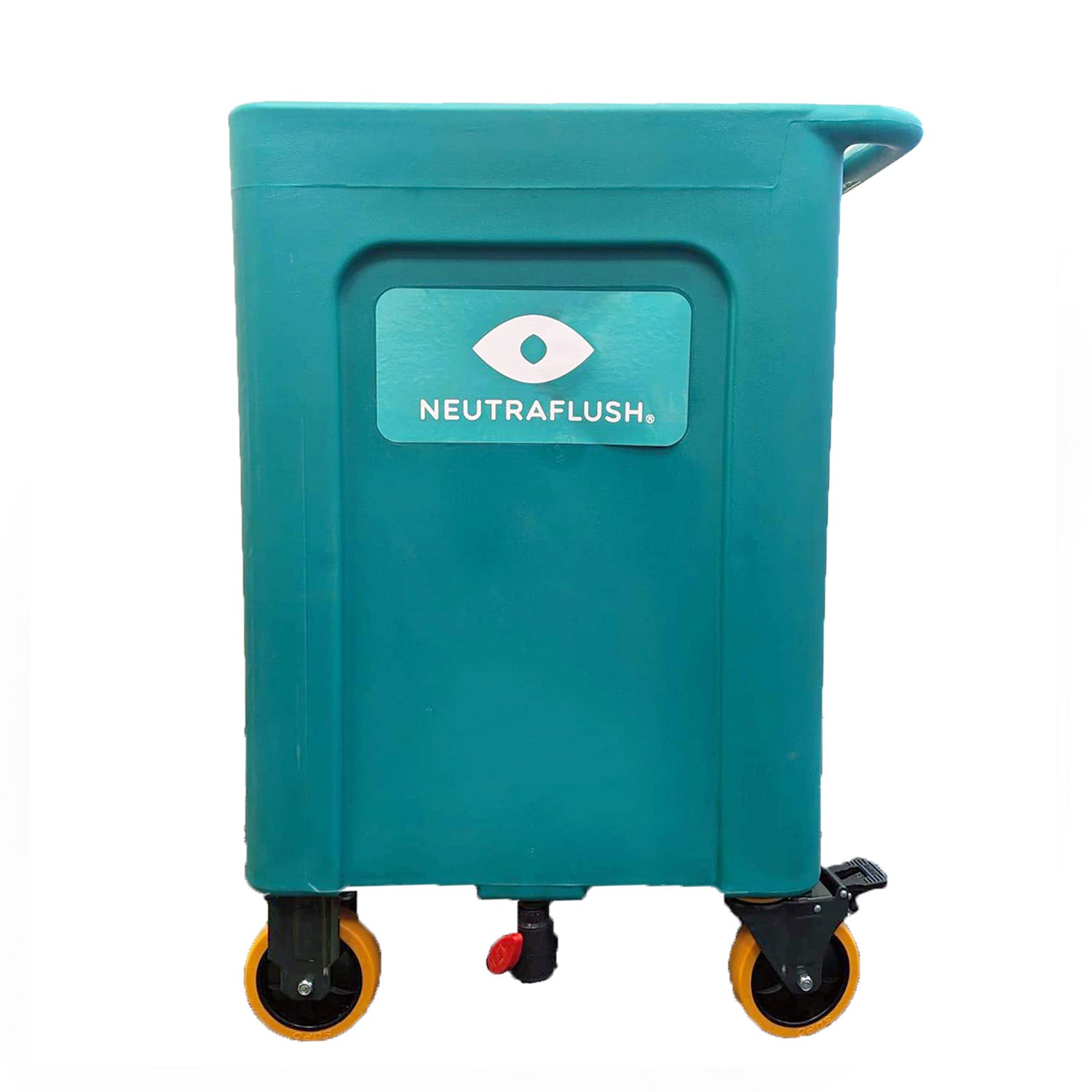 NeutraFlush Rolling drain cart stand for 16 Gal Eyewash Station