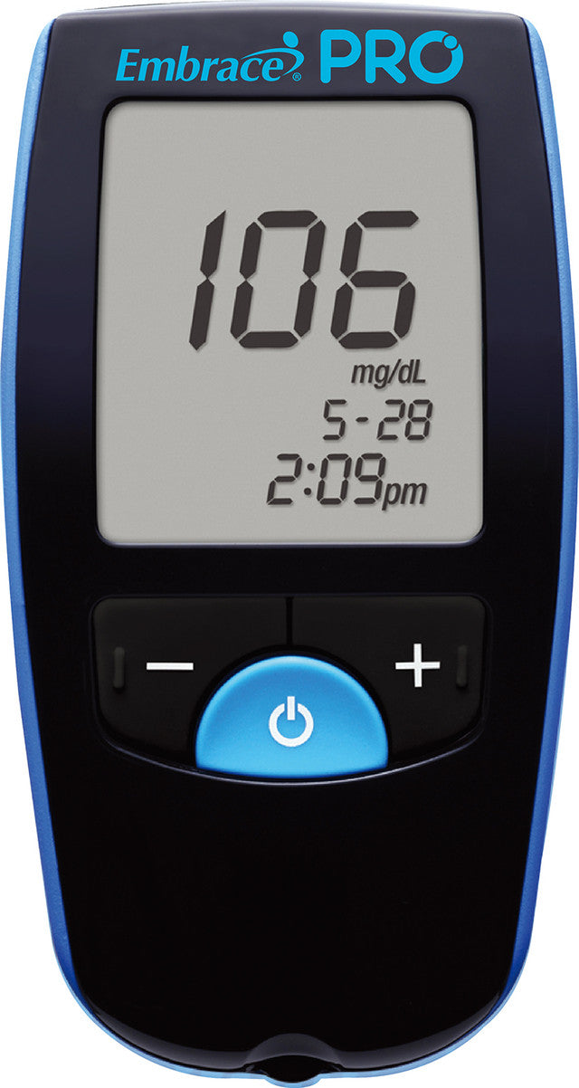 Embrace® PRO™ Blood Glucose Monitoring System, Meter Only (Individual and Multi-Patient Approved)