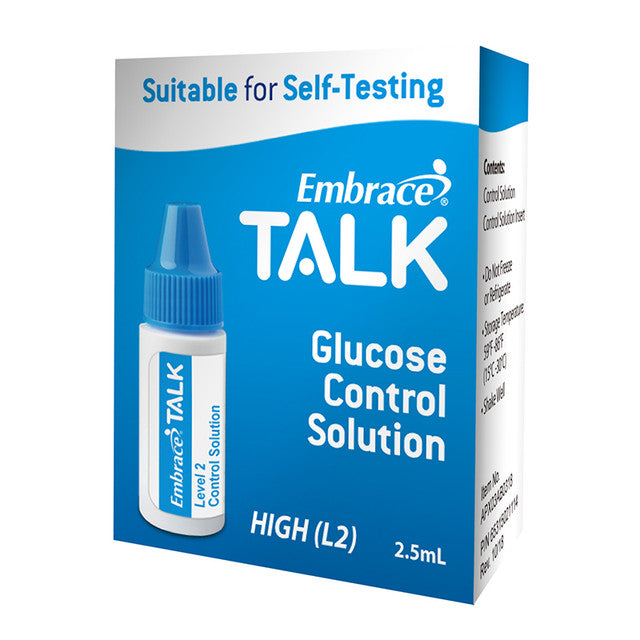 Embrace® TALK™ Glucose Control Solution, High-(L2)