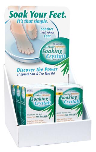Tea Tree Ultimates Soothing Crystals Display