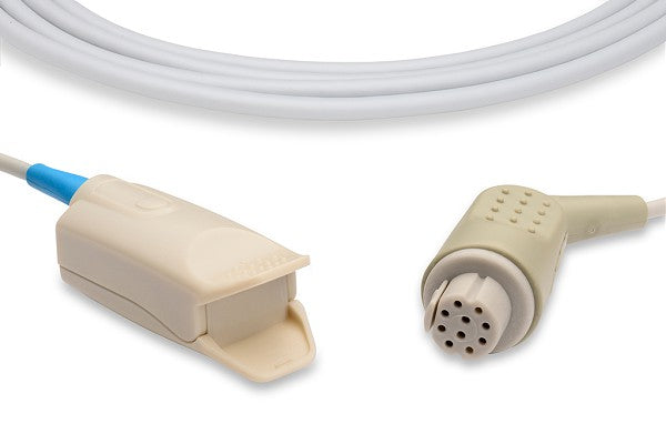 Datex SpO2 Sensor, 9 Foot Cable: Adult Clip