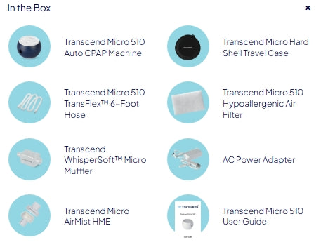 Transcend Micro™ 510 Auto CPAP