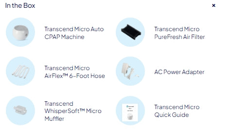 Transcend Micro™ Auto CPAP