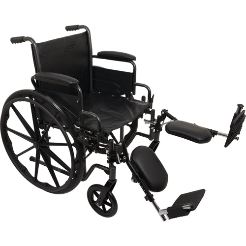 K2 Wheelchair 18 x16   Removbl Desk Arms  Elevating Legrests