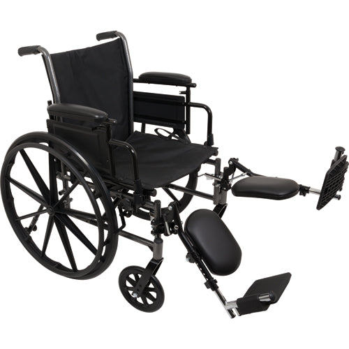 K3 Wheelchair 18 x16  Flip Up Height Adj Desk Arms ELR