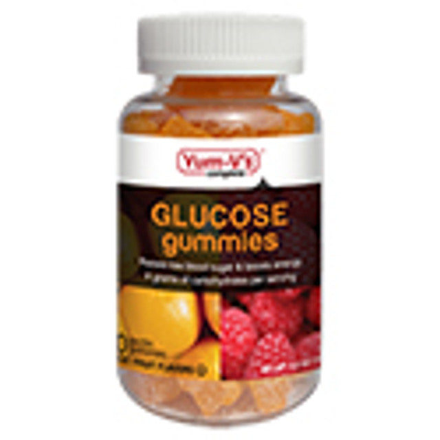 Yum-V's Complete, Glucose Gummies, Mixed Fruit (Orange & Raspberry), 60ct